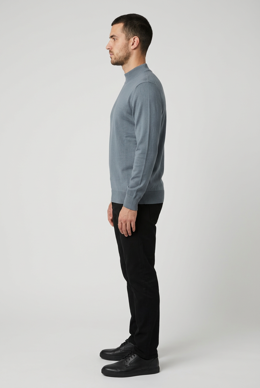 Pullover 76441 Lux Anthracite left side model view