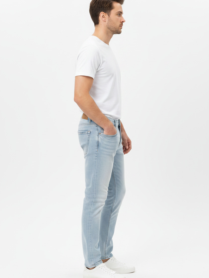 WAM DENIM Jeans 72452 Halvik Light Blue - Side View