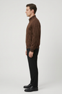Winter Jacket 71316 Milo brown, side view on model