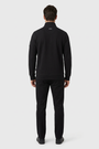 Nerik Black sweater on model, back view