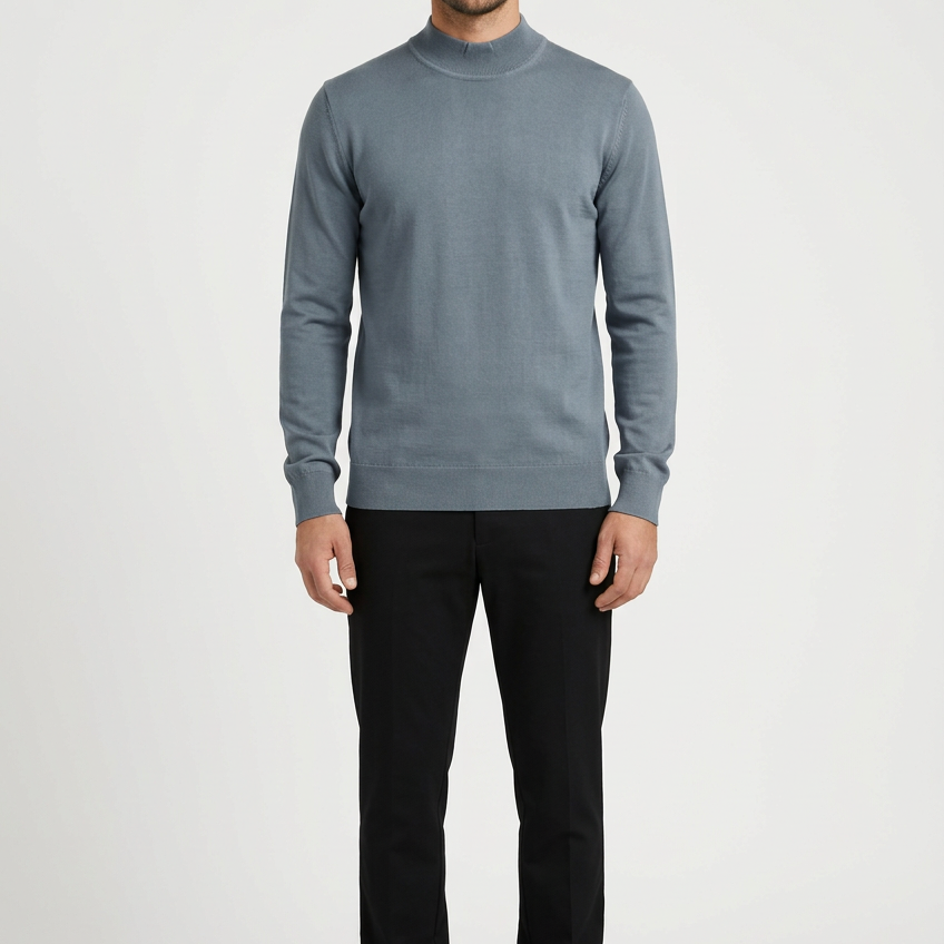 Pullover 76441 Lux Anthracite front model view