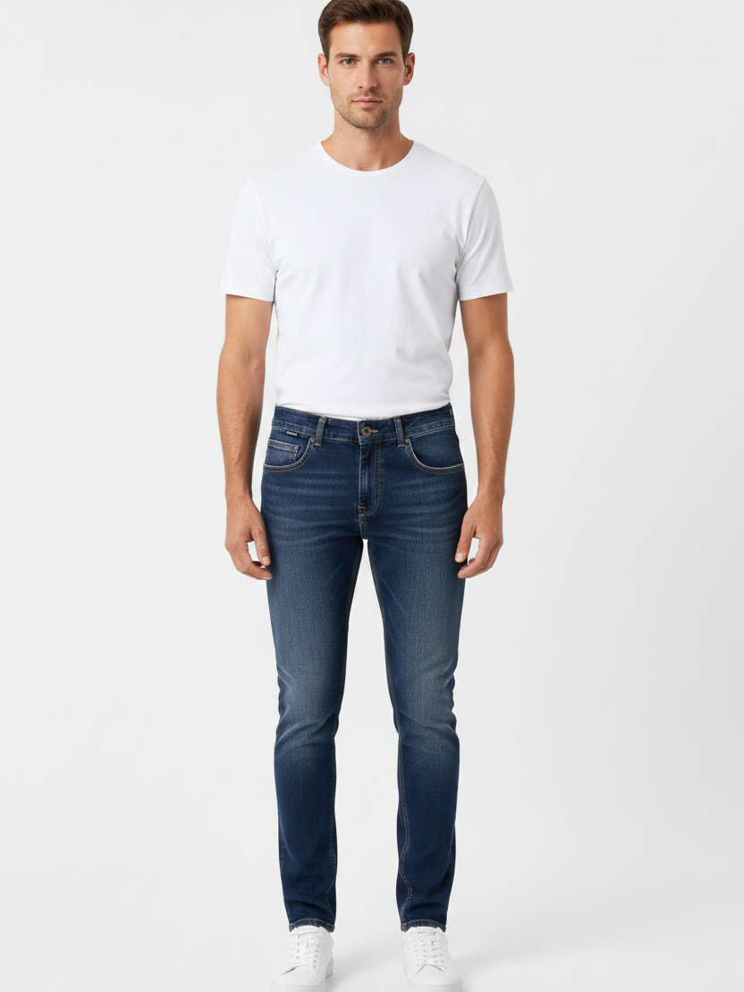 WAM DENIM Jeans 72453 Fenric Dark Blue - Front View