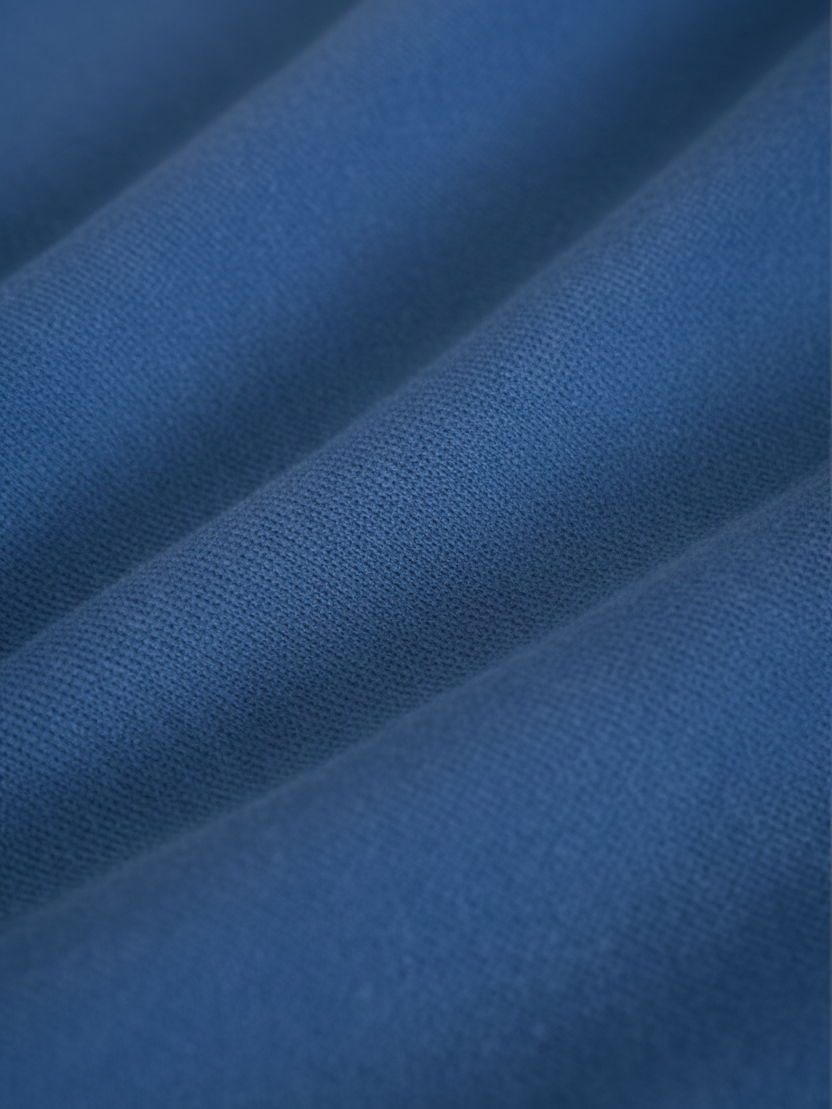 Halron Dark Blue Half-Zip Pullover - Fabric
