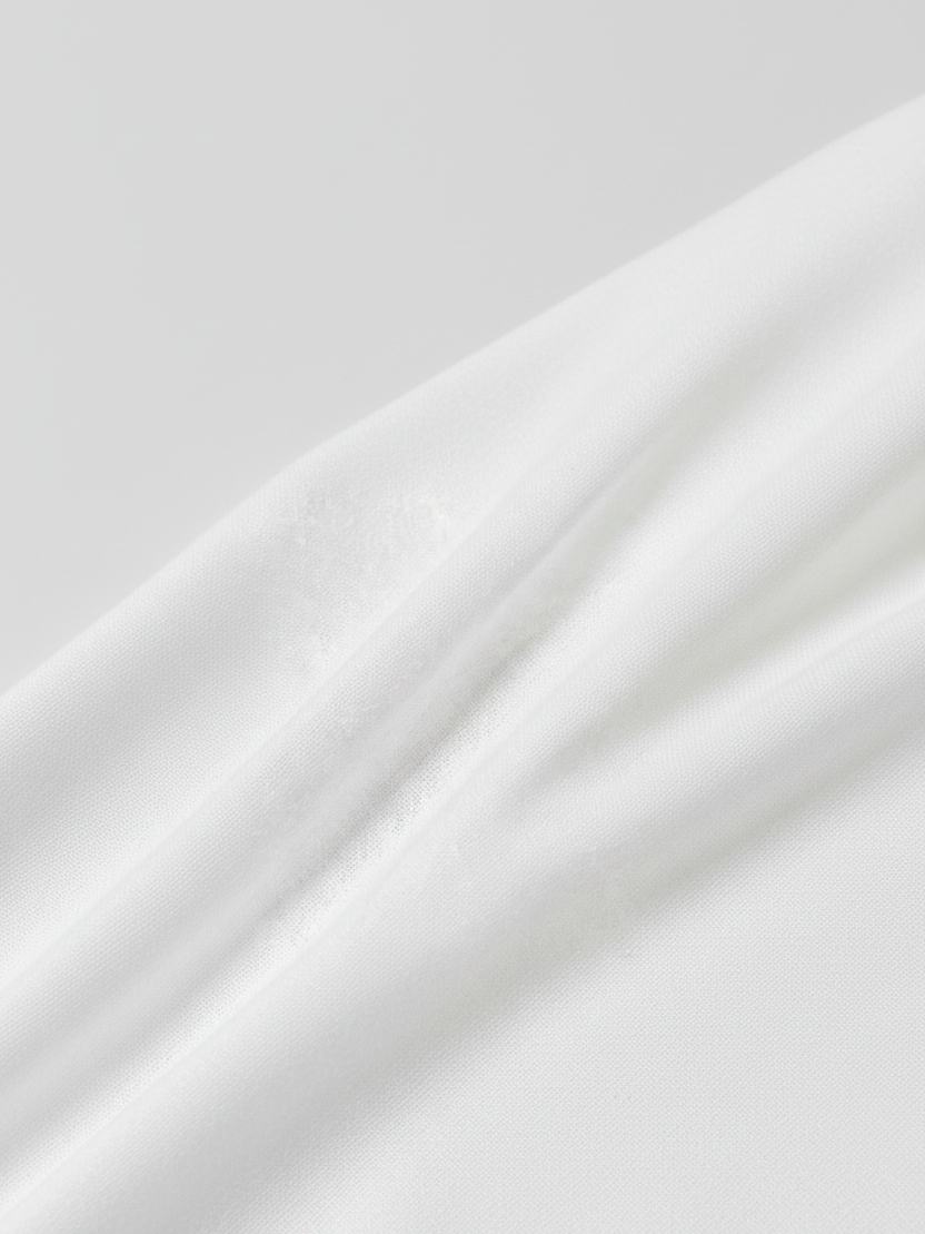 Merax White Long Sleeve Shirt - Fabric