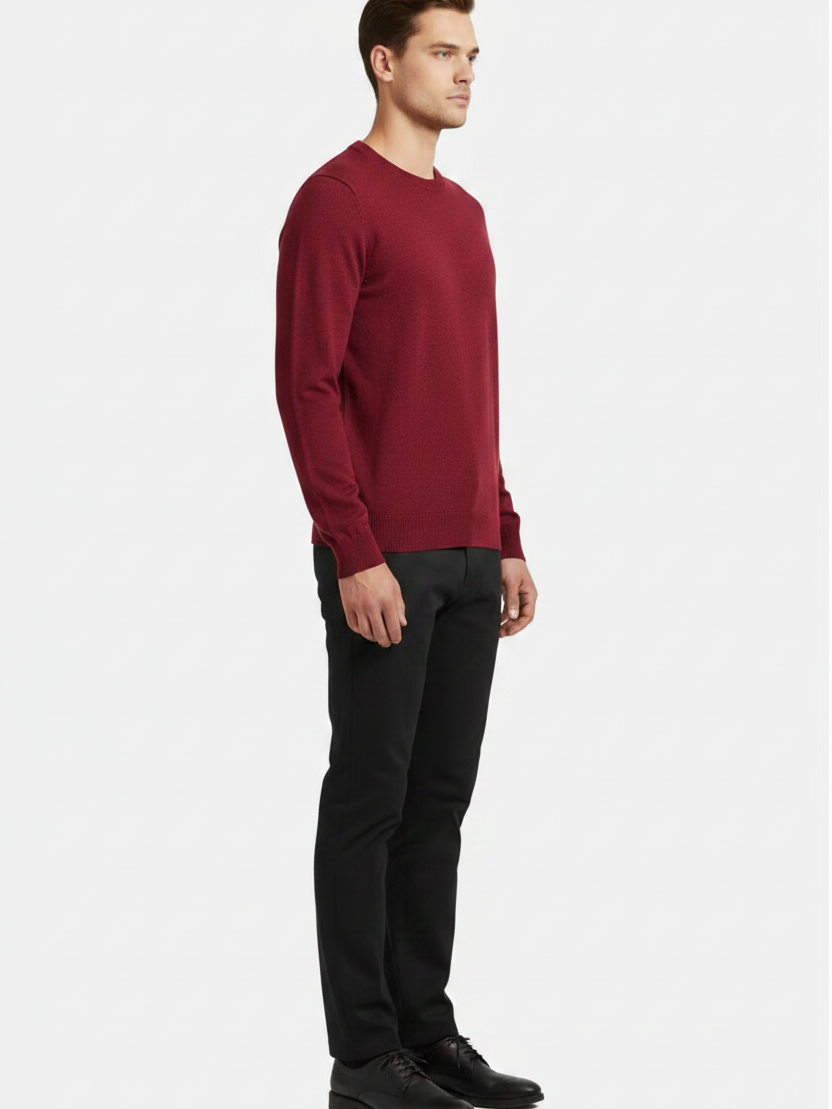 Thorn Dark Red Pullover - Side View