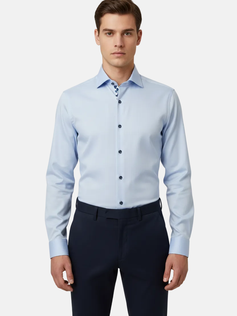 Terlox Light Blue Shirt - Front
