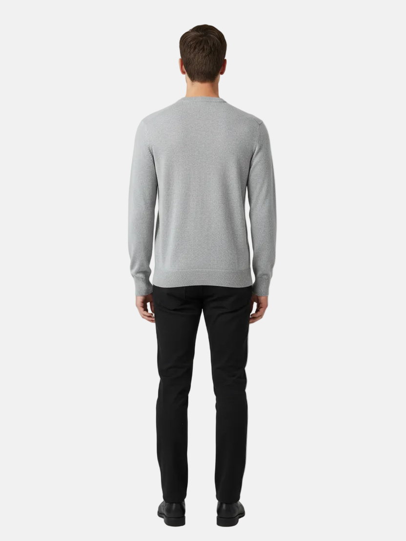 Thorn Light Grey Pullover - Back