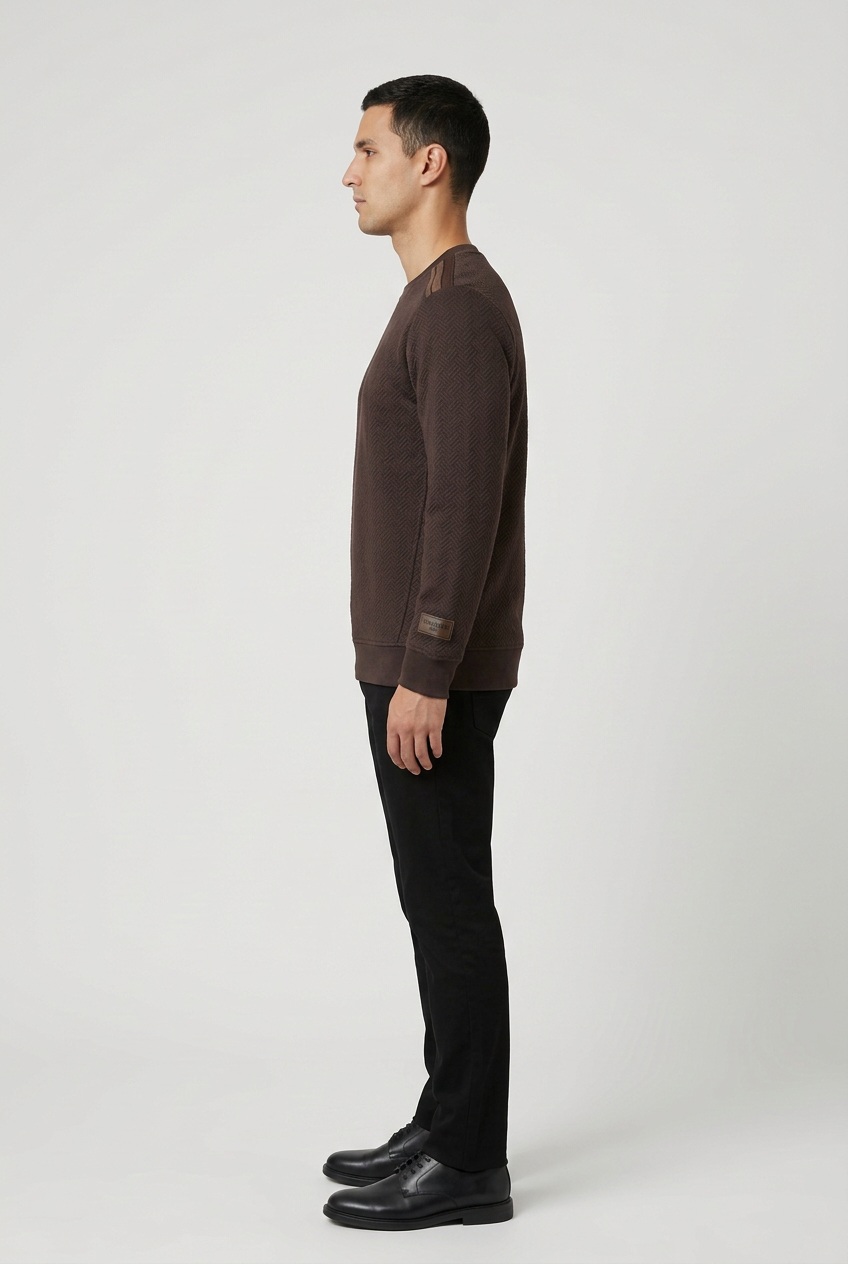 Sweater 76449 Thuron, side view on model