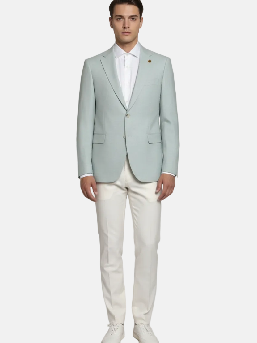 Luthen Light Green Blazer - Styled