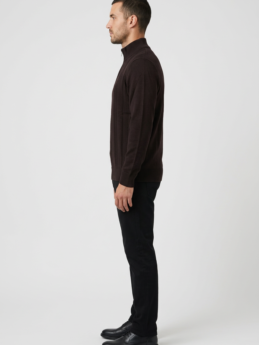 Pullover 76443 Mist Brown right side model view