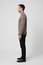 Pullover 76441 Lux Light Brown right side model view