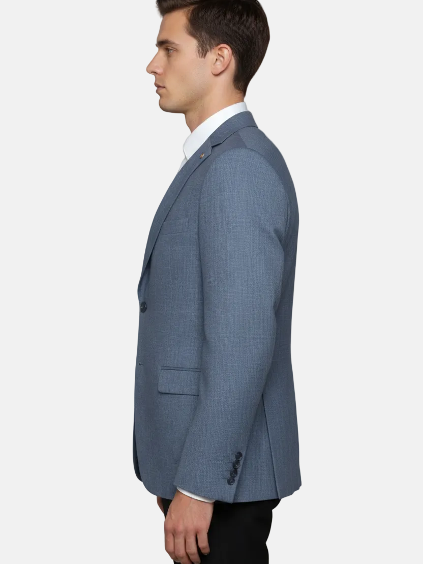 Vindor Indigo Blazer - Side View