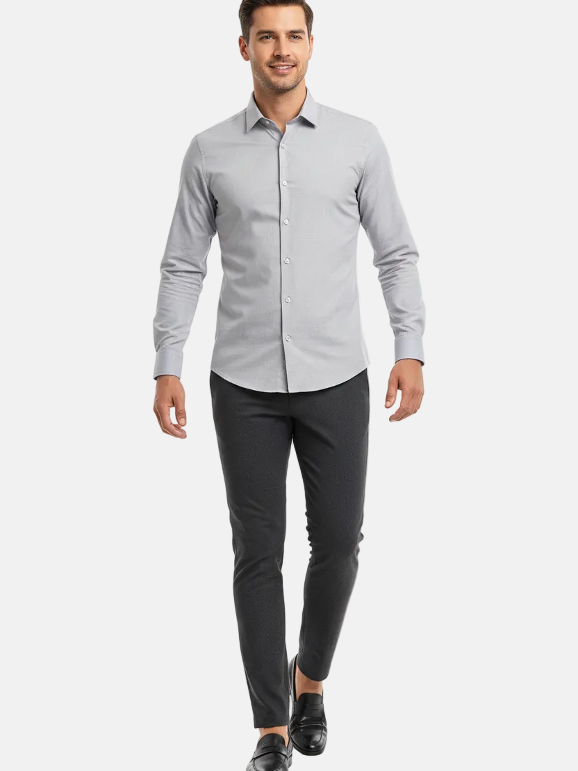 WAM DENIM Norvik Light Grey Shirt - Lifestyle