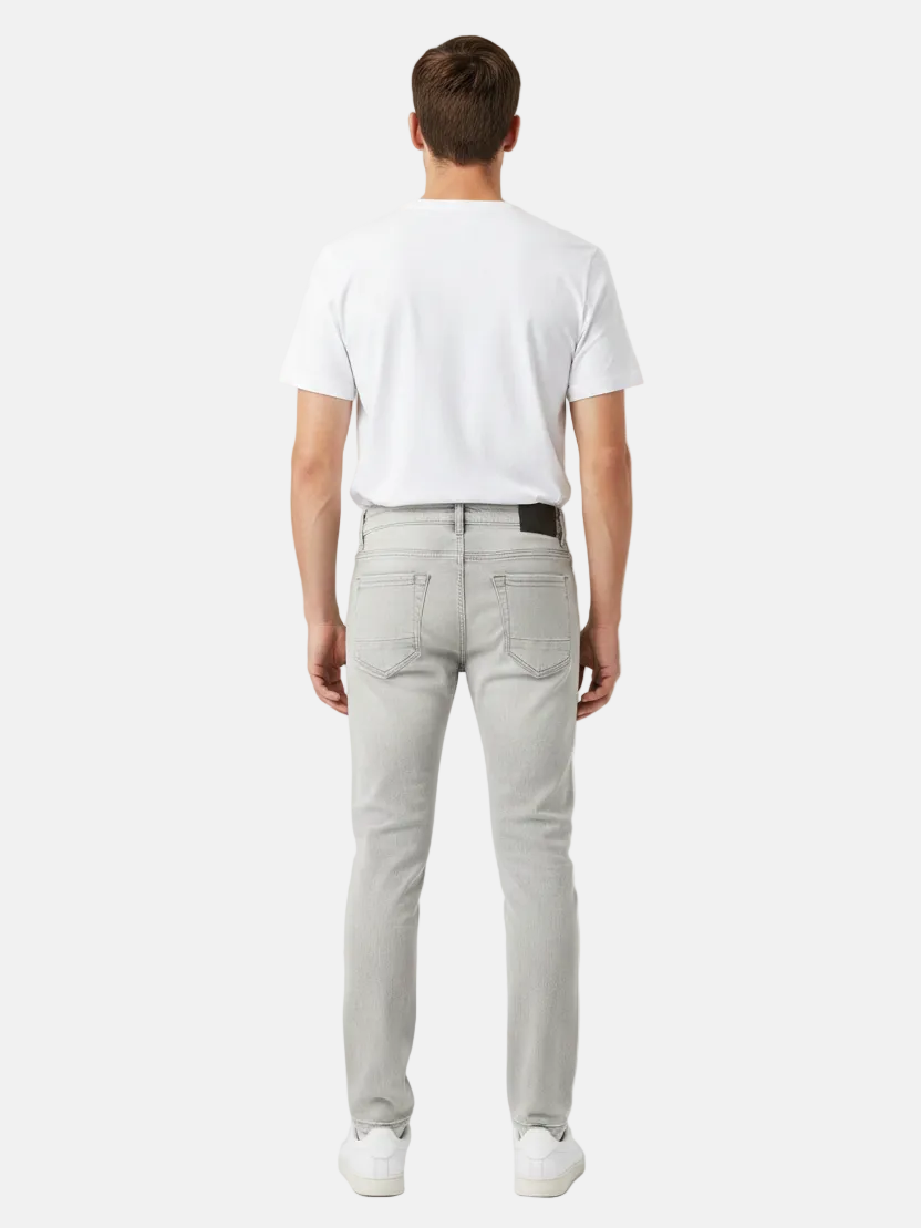 Halvik Light Grey Jeans - Back