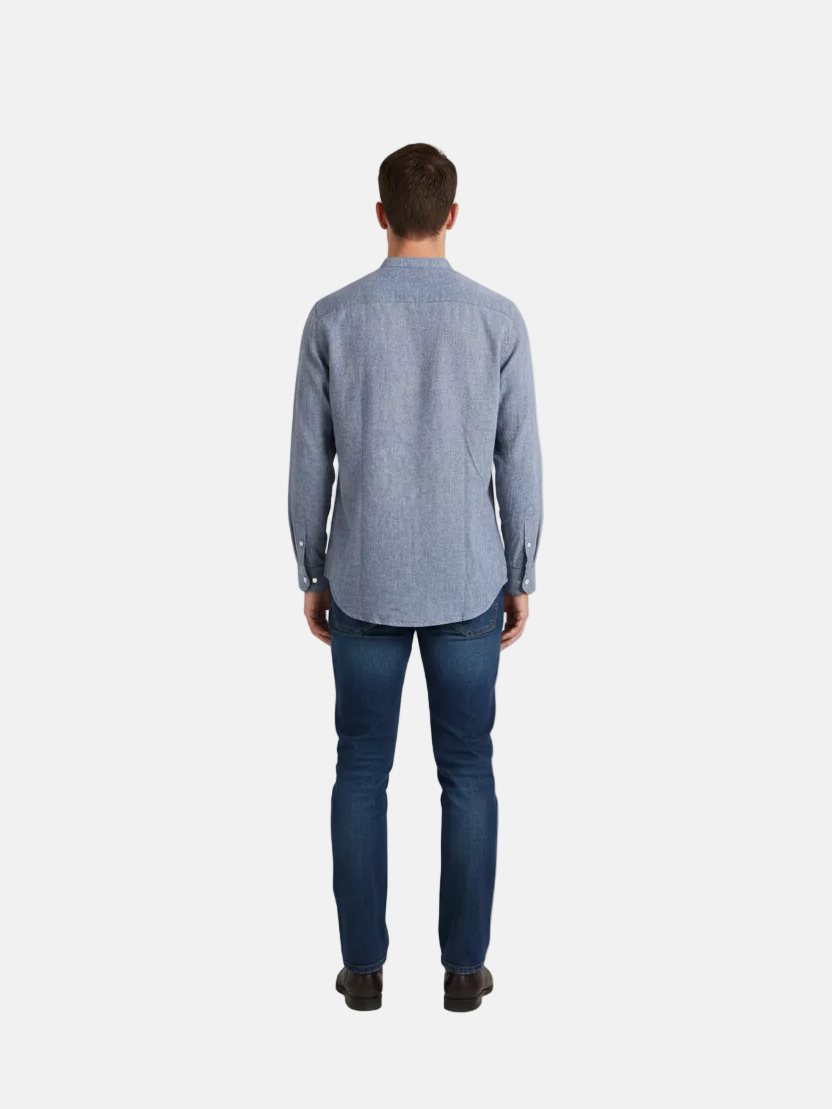 Merax Indigo Long Sleeve Shirt - Back