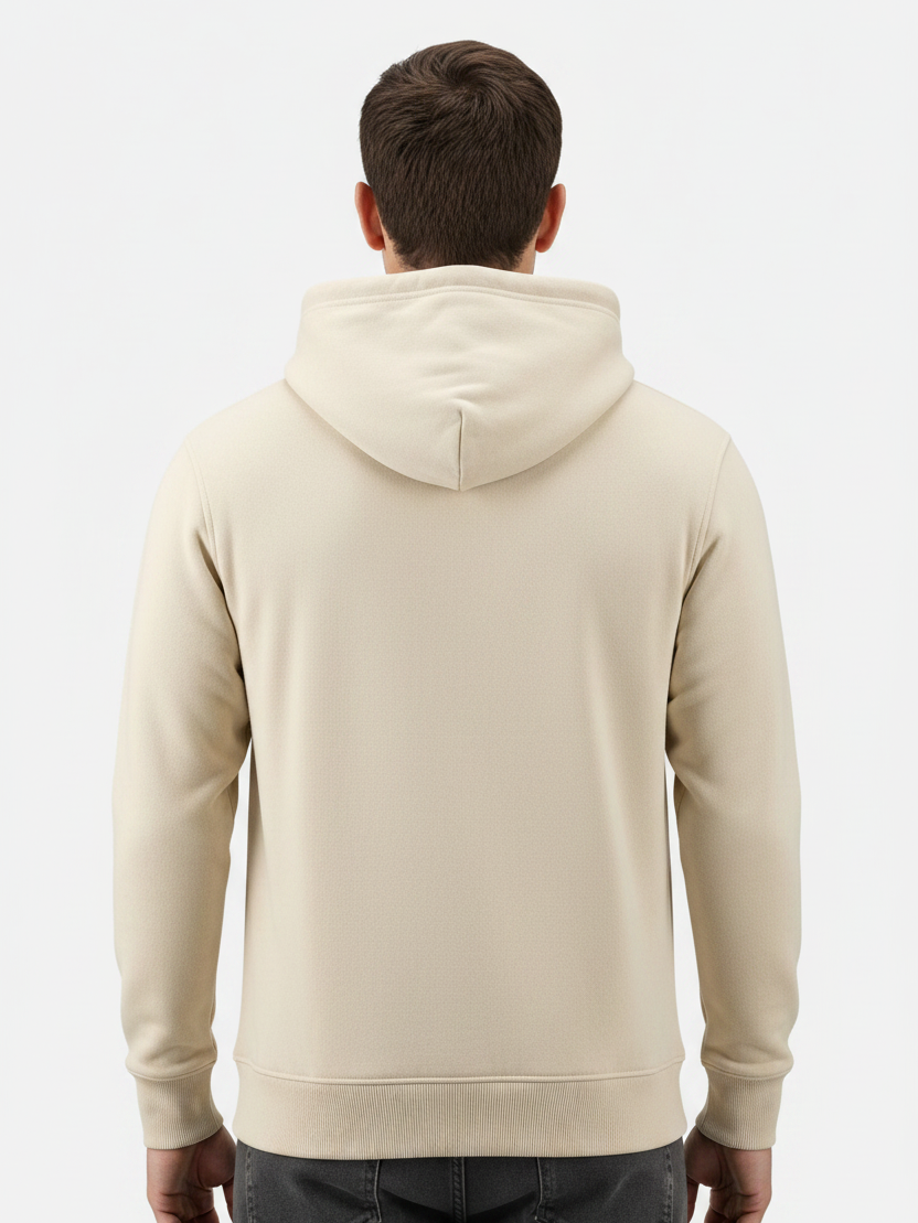 Light Beige Hoodie – back