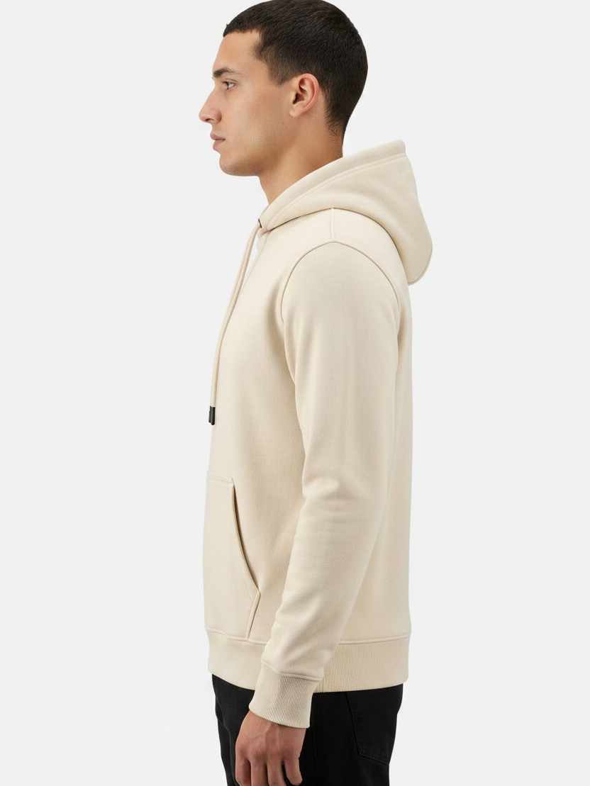 Light Beige Hoodie – side