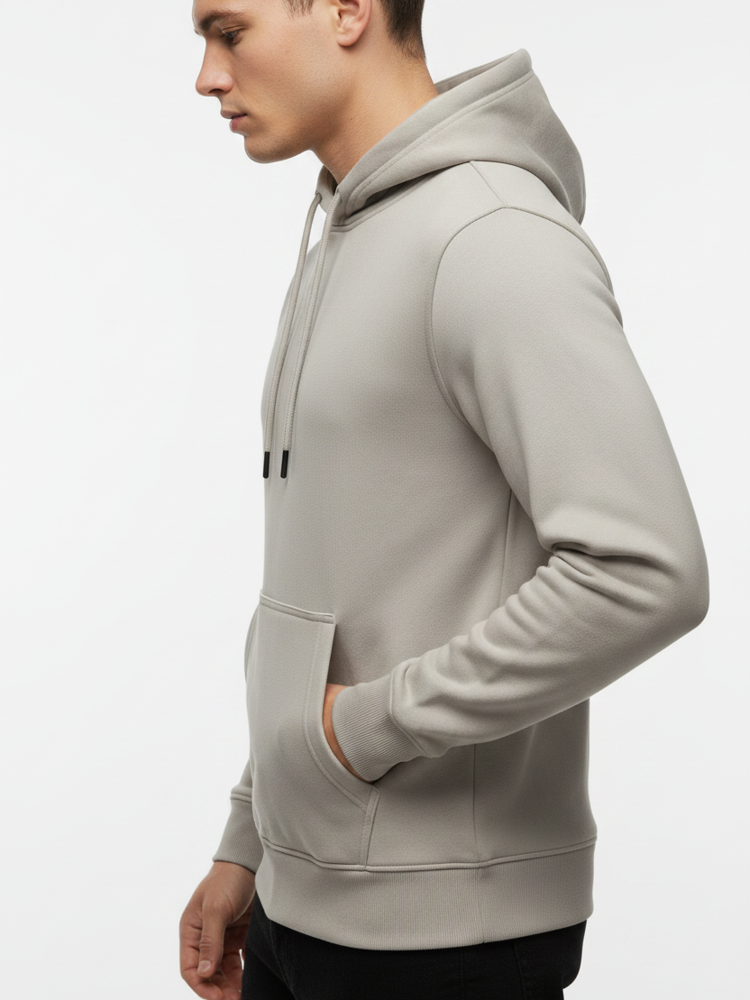 Light Grey Hoodie – side