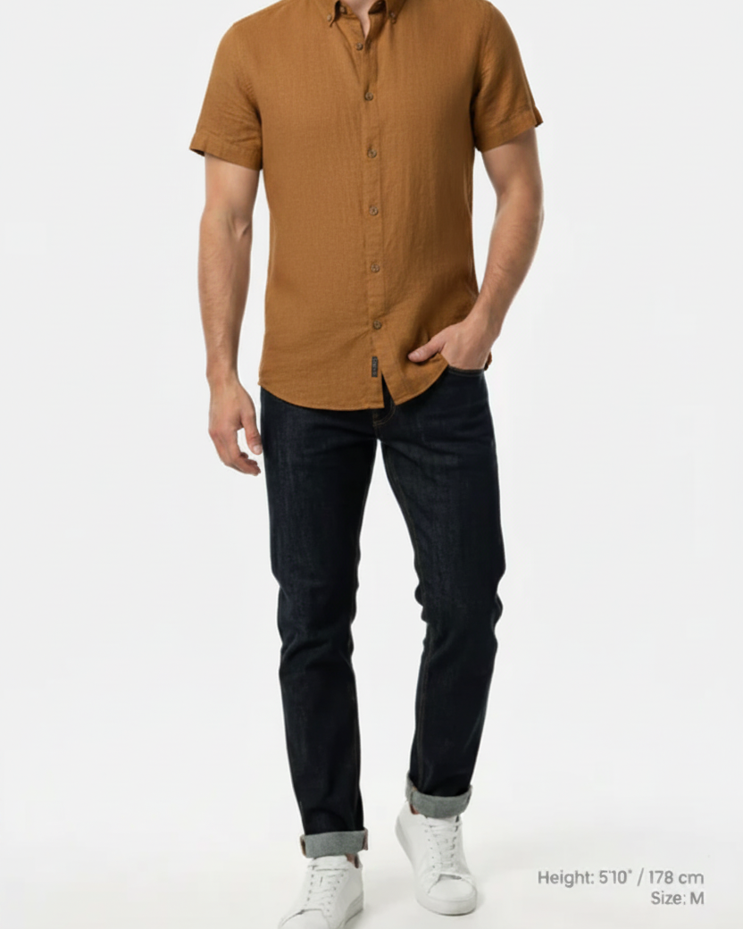 Quarn Brown Shirt – Front