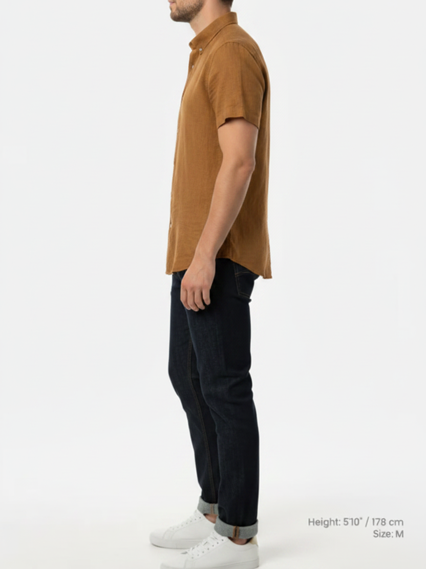 Quarn Brown Shirt – Side