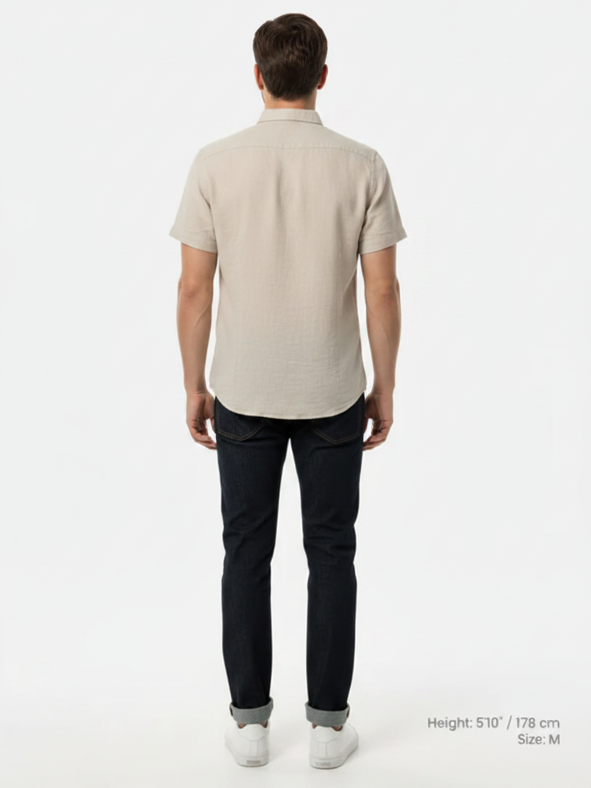 Quarn Light Grey Shirt – Back