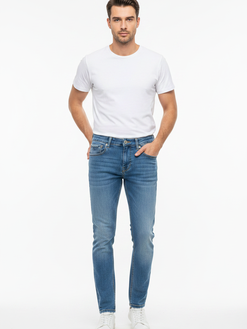Rylor Blue Jeans – Model Front