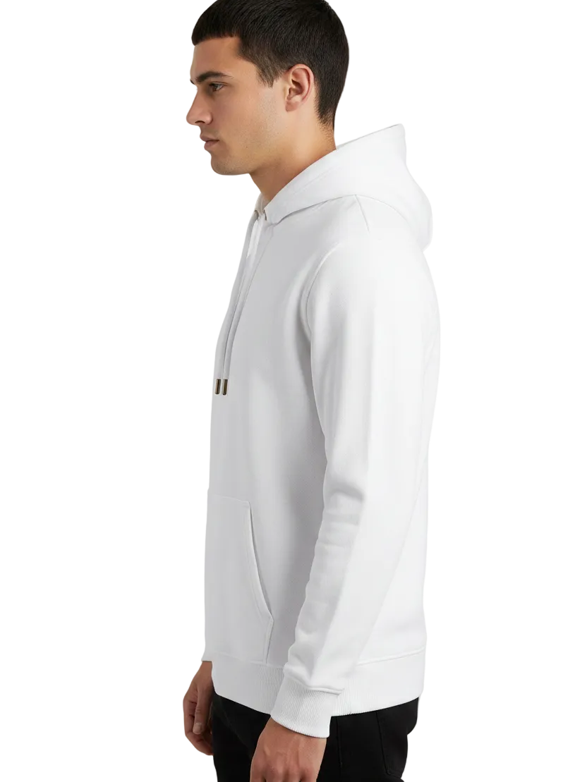 White Hoodie – side
