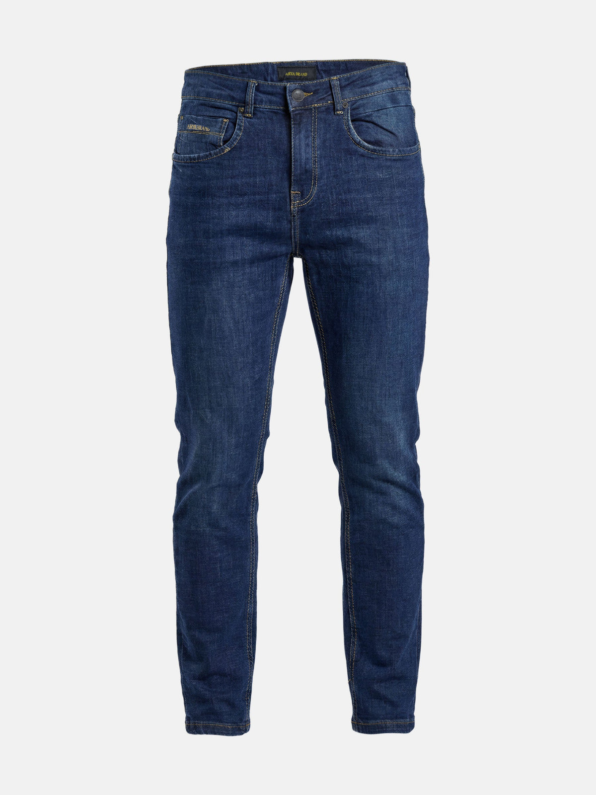Men’s blue jeans with slim fit and classic five-pocket design