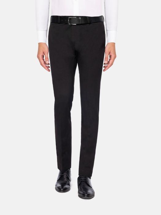 Buy Peter England Men Solid Slim Fit Formal Trouser - Black Online at Low  Prices in India - Paytmmall.com