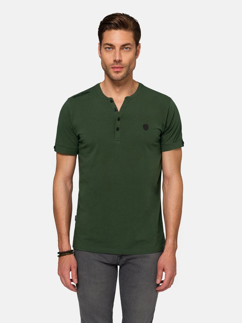 Wam Denim  V-neck Double Button-Down – Men's T-shirt