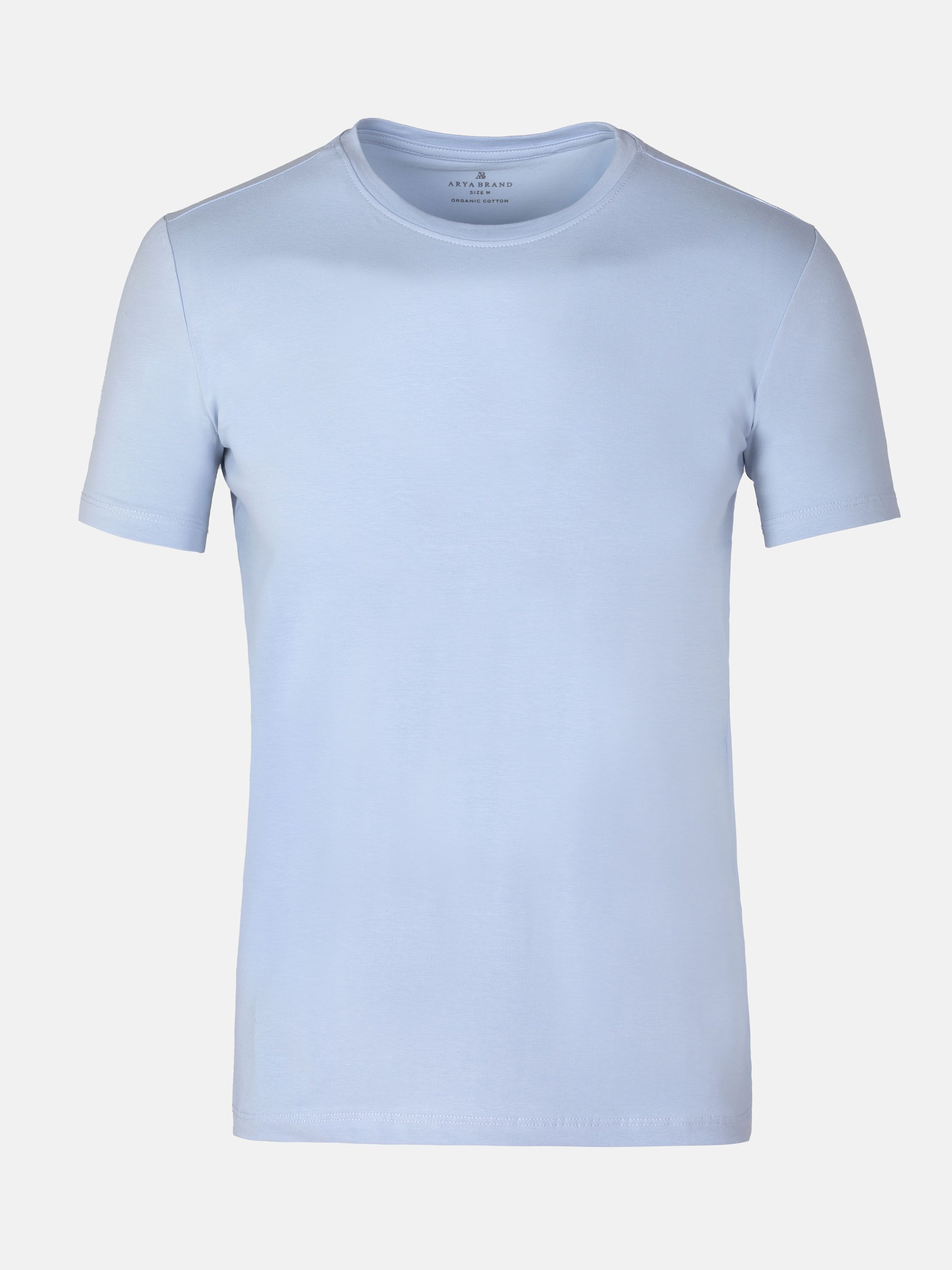Slim Fit Light Blue T-Shirt |WAM Sky Cut Slim Tee - - Blue Blue Fit Slim Light DENIM Shirt